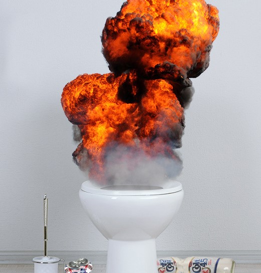 Toilet Explosion